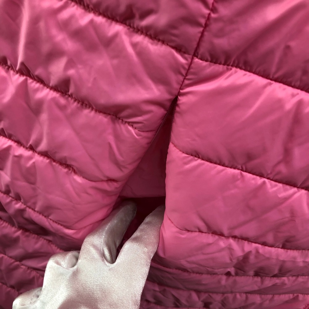 Torrid Lightweight Pink Puffer Vest Womens 5X Zip Hooded Quilted Jacket - Picture 6 of 11